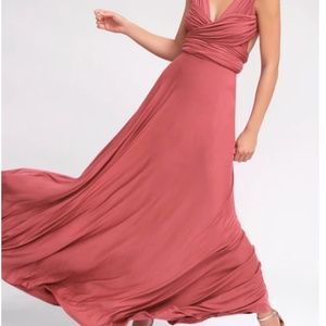 Convertible Mauve Maxi Dress from Lulus
